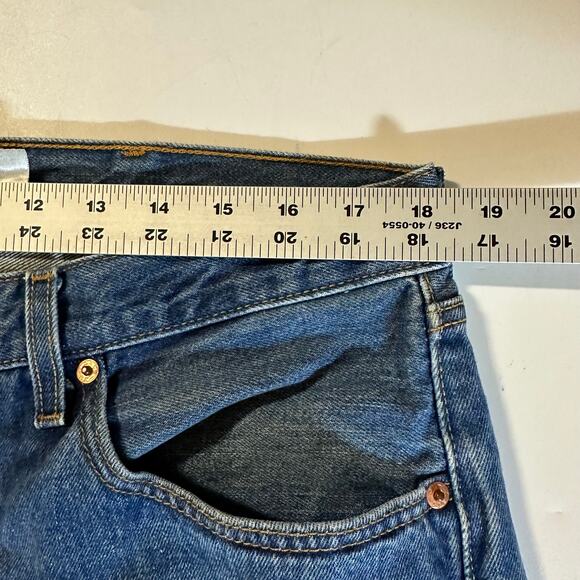 Levis Mens 501 Jeans size 38 x 32 Medium Wash - Picture 6 of 7